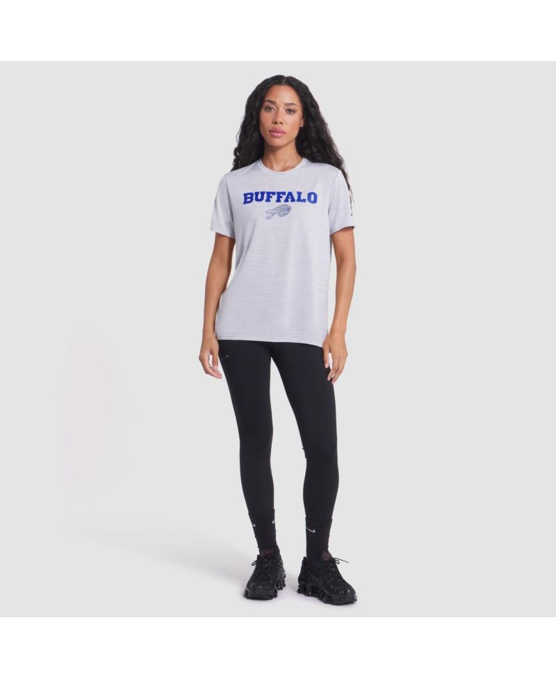 Women's White Buffalo Bills 2025 Rivalries Collection Sideline Velocity Dri-FIT T-Shirt