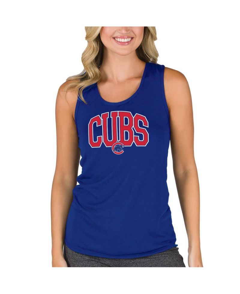 Women's Royal Chicago Cubs Marathon Racerback Tank Top