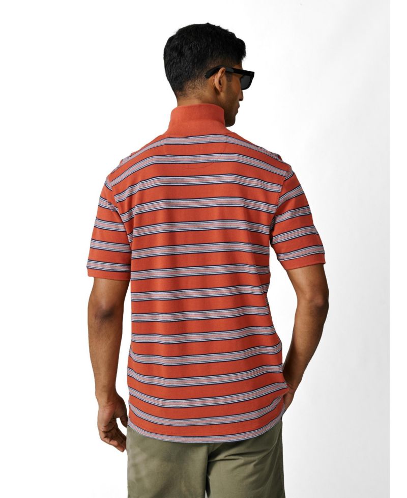 Men's Blair Pique Stripe Polo Shirt