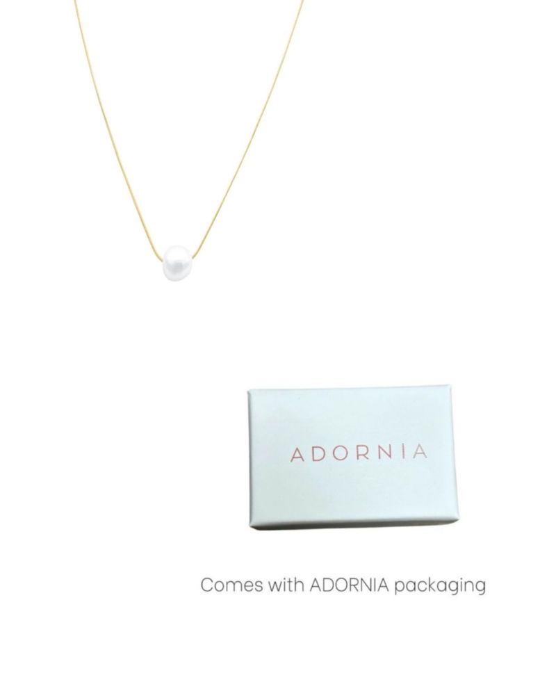 Tarnish Resistant Gold Freshwater Cultivated Pearl Chain Necklace