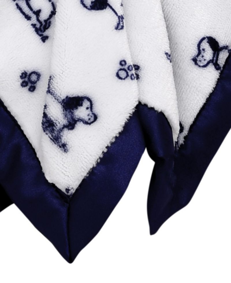 Baby Boys' Dog Plush Security Blanket