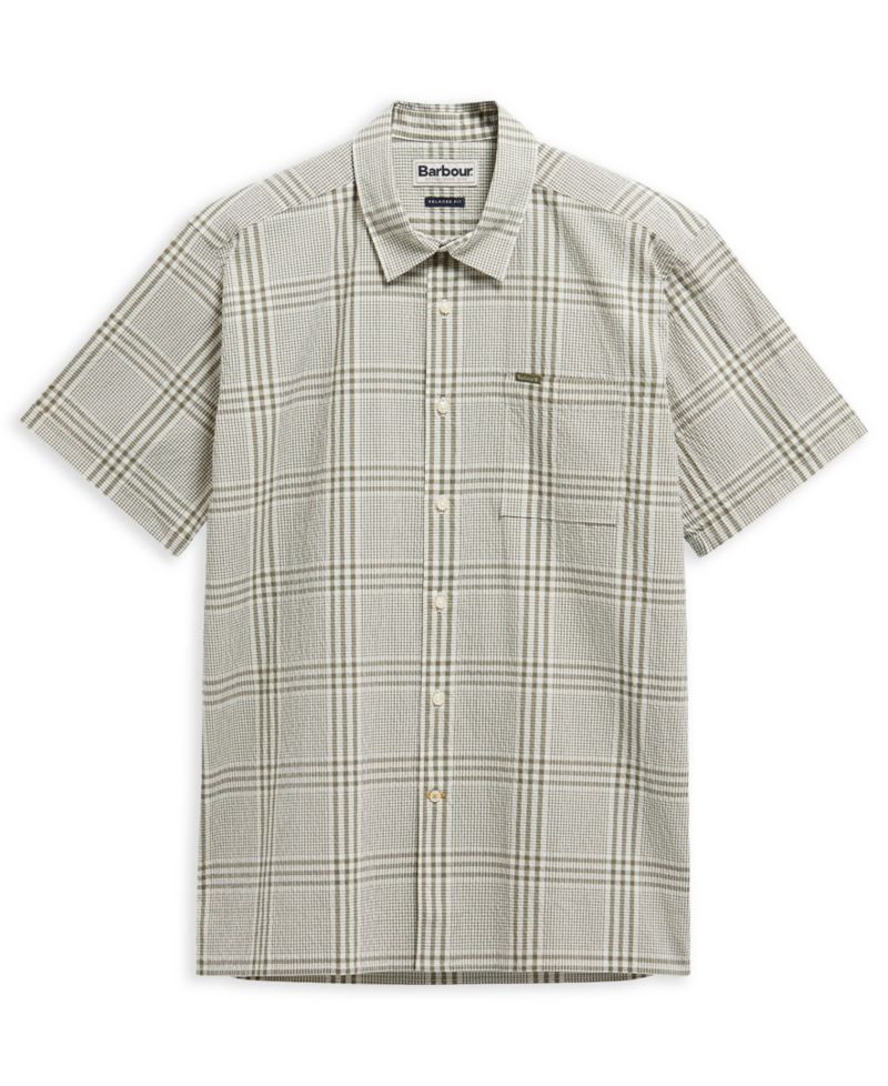 Men's Carrock Checked Seersucker Summer Shirt