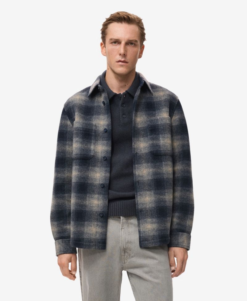 Men's Checked Pocket Jacket