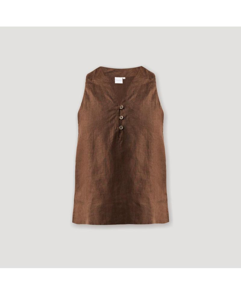 Women's Button Neck Top