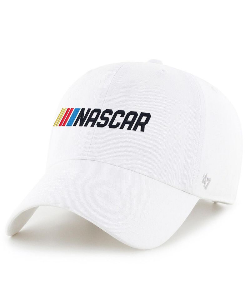 Men's White NASCAR Clean Up Adjustable Hat