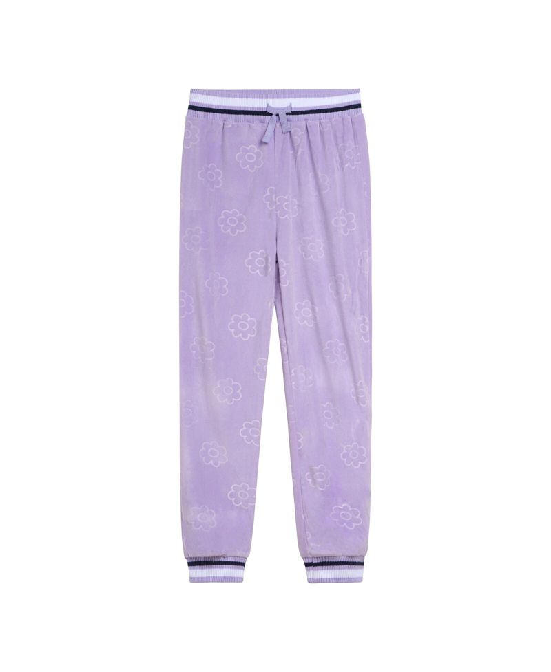 Girls Velour Zip Up Hoodie and Jogger Pants Outfit Set