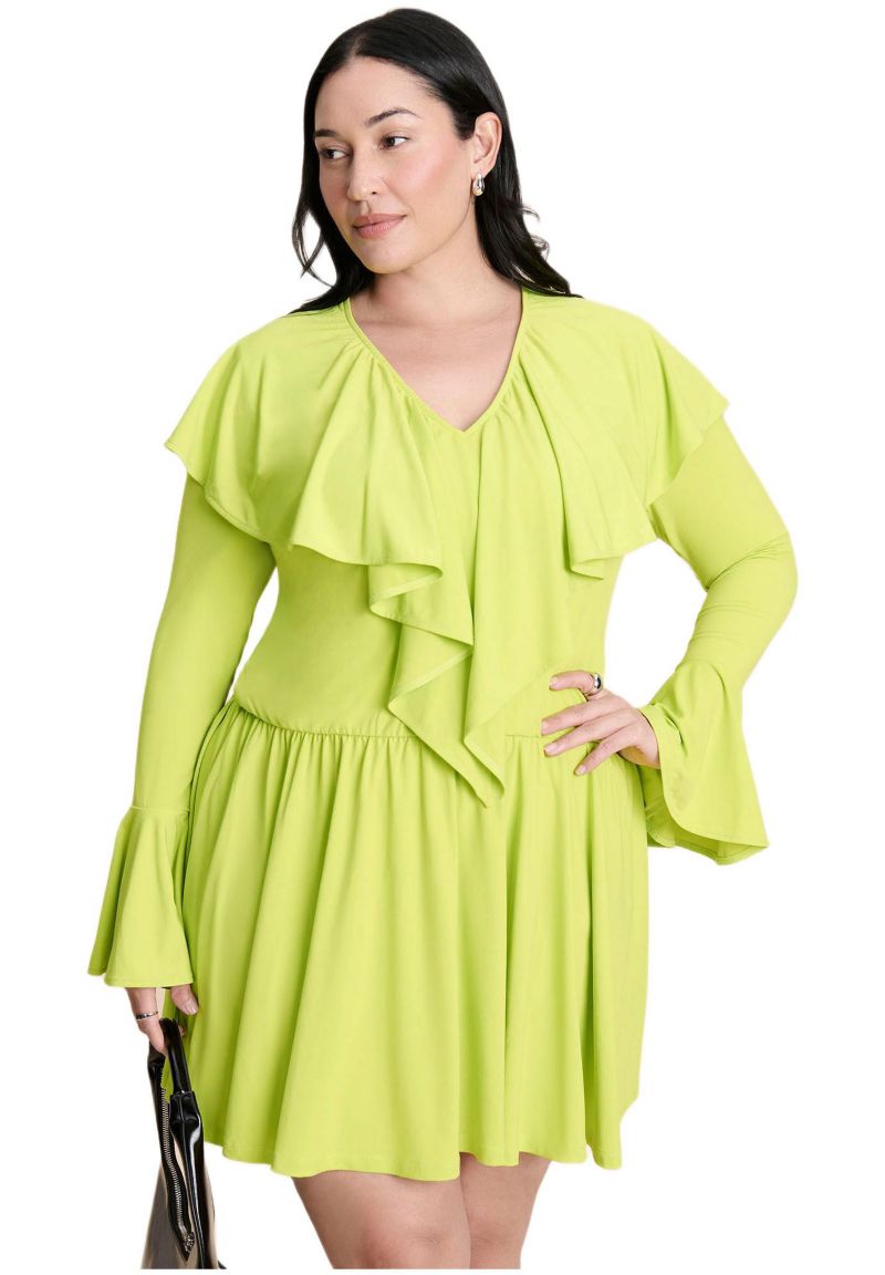 Women's Flounce Mini Dress