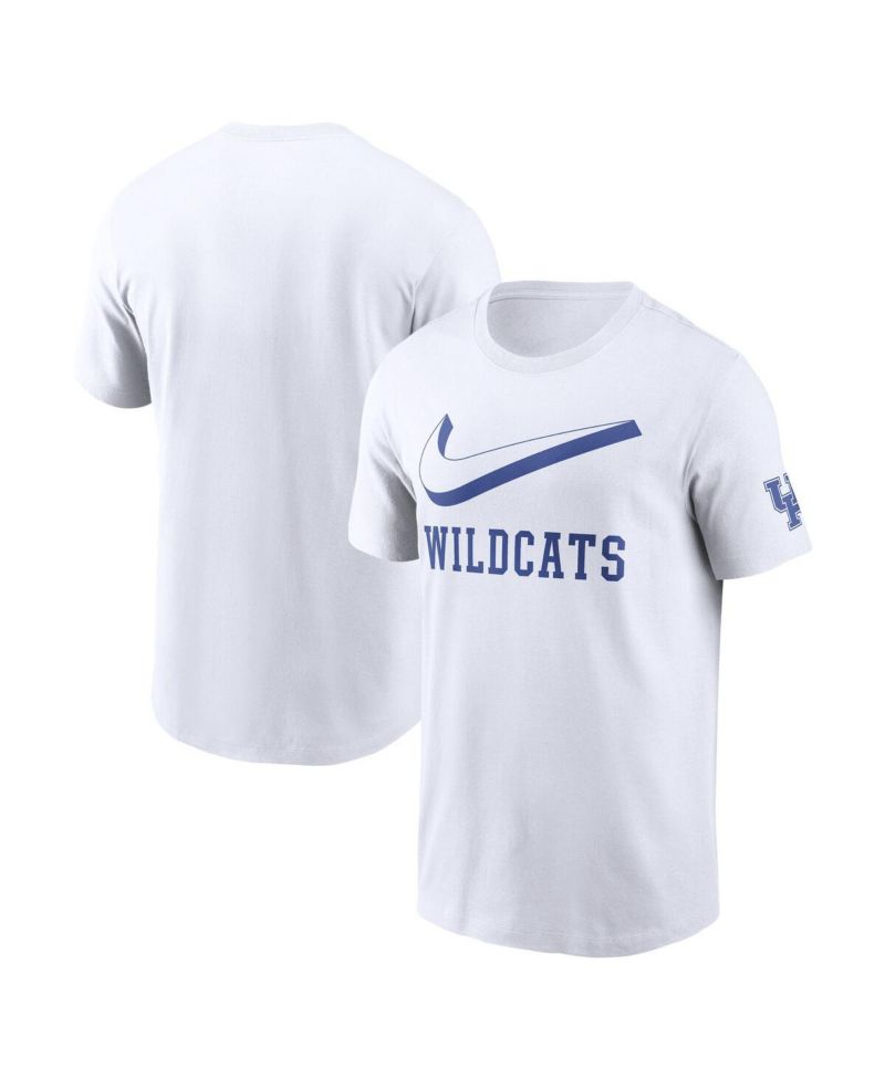 Men's White Kentucky Wildcats Primetime 2-Hit Swoosh T-Shirt
