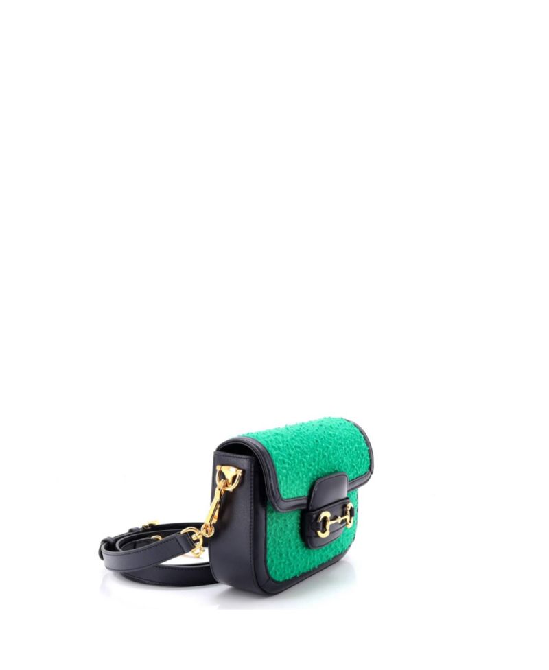 Mini Horsebit 1955 Shoulder Bag Wool