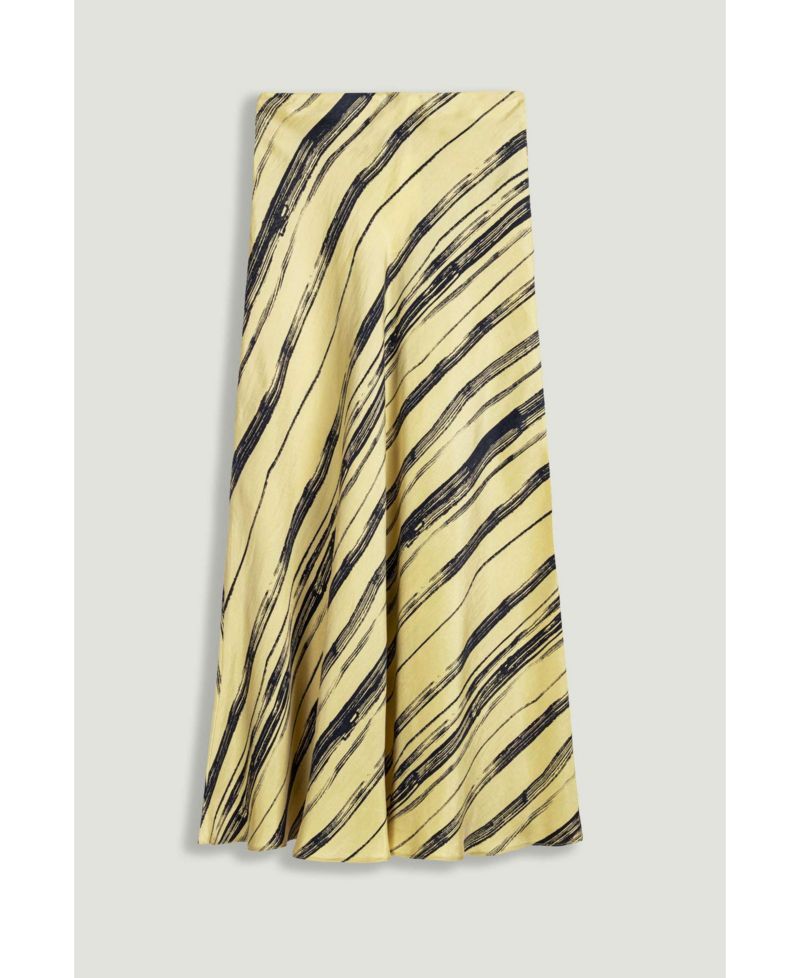 Women's Lightweight Printed Midi Skirt