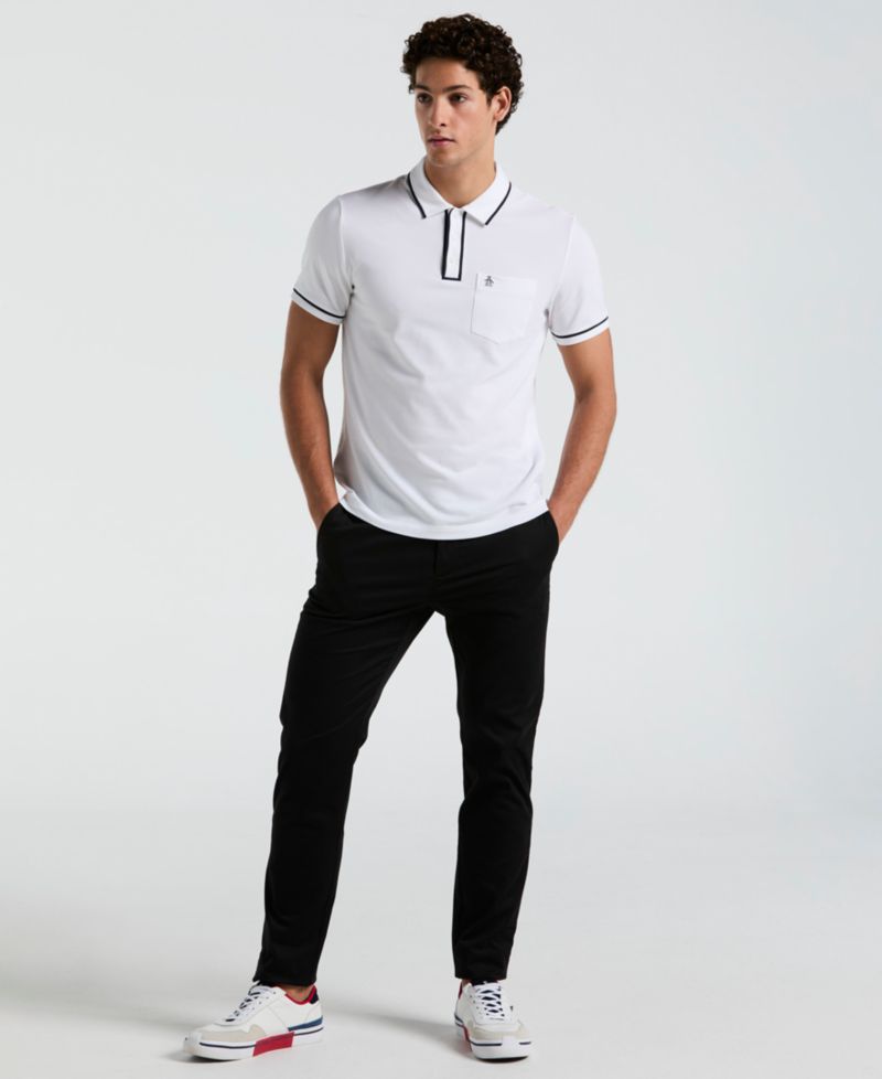Men's Earl Pique Short-Sleeve Polo Shirt
