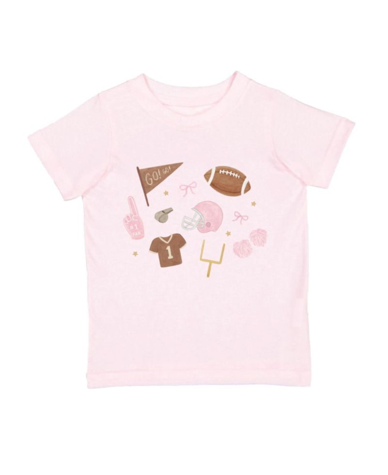 Baby Girls Game Day Icon Short Sleeve T-Shirt
