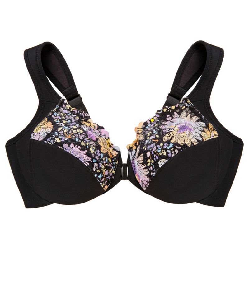 Women's Full Figure Plus Size Wonderwire Front Close Bra 1245