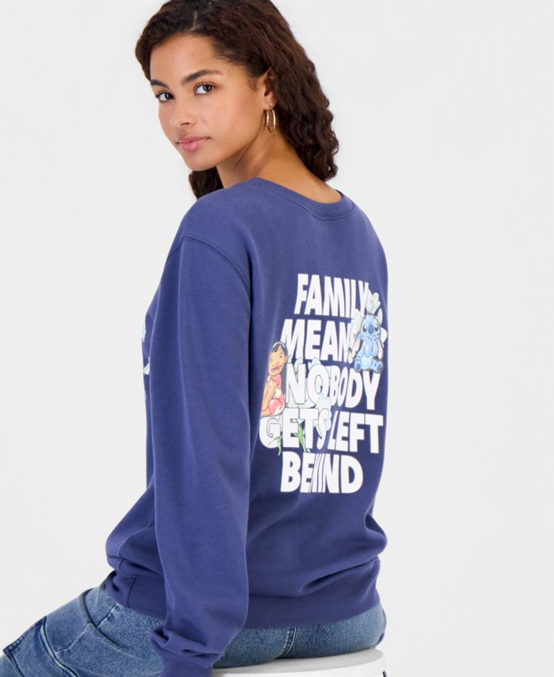 Women's Stitch Ohana Graphic Long-Sleeve Sweatshirt