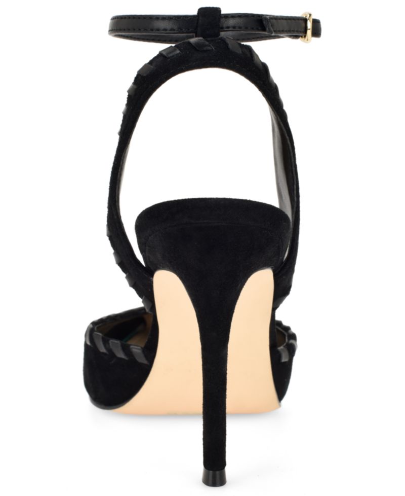 Women's Kenedy Suede Whipstitch Two-Piece Dress Pumps
