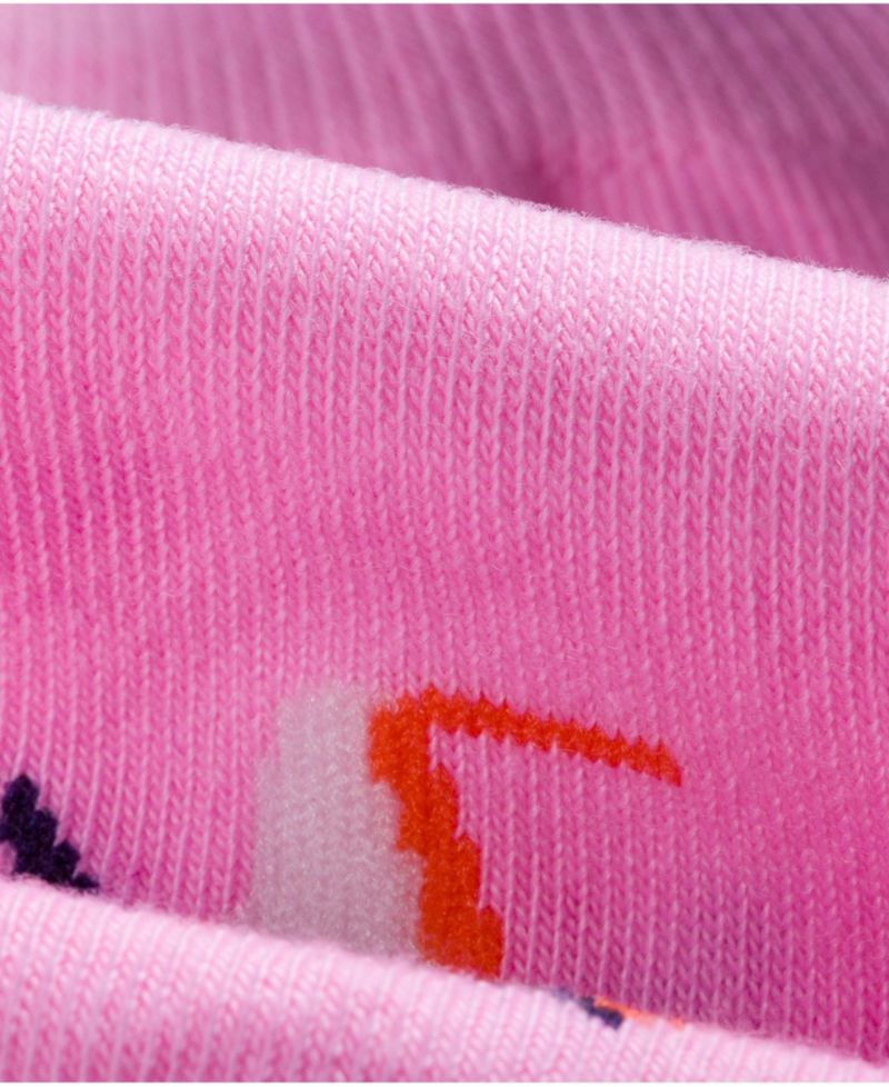 Women's Flamingo Ankle Socks 6 Pack