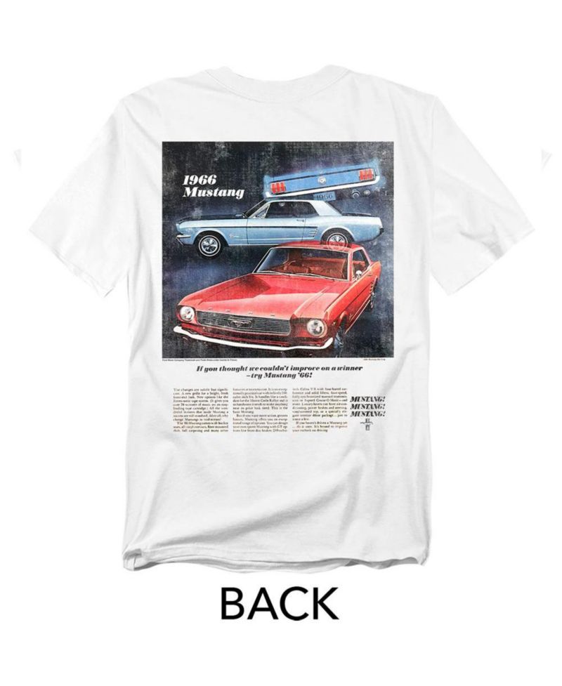 Men's Ford 66 Advert Front Back T-Shirt
