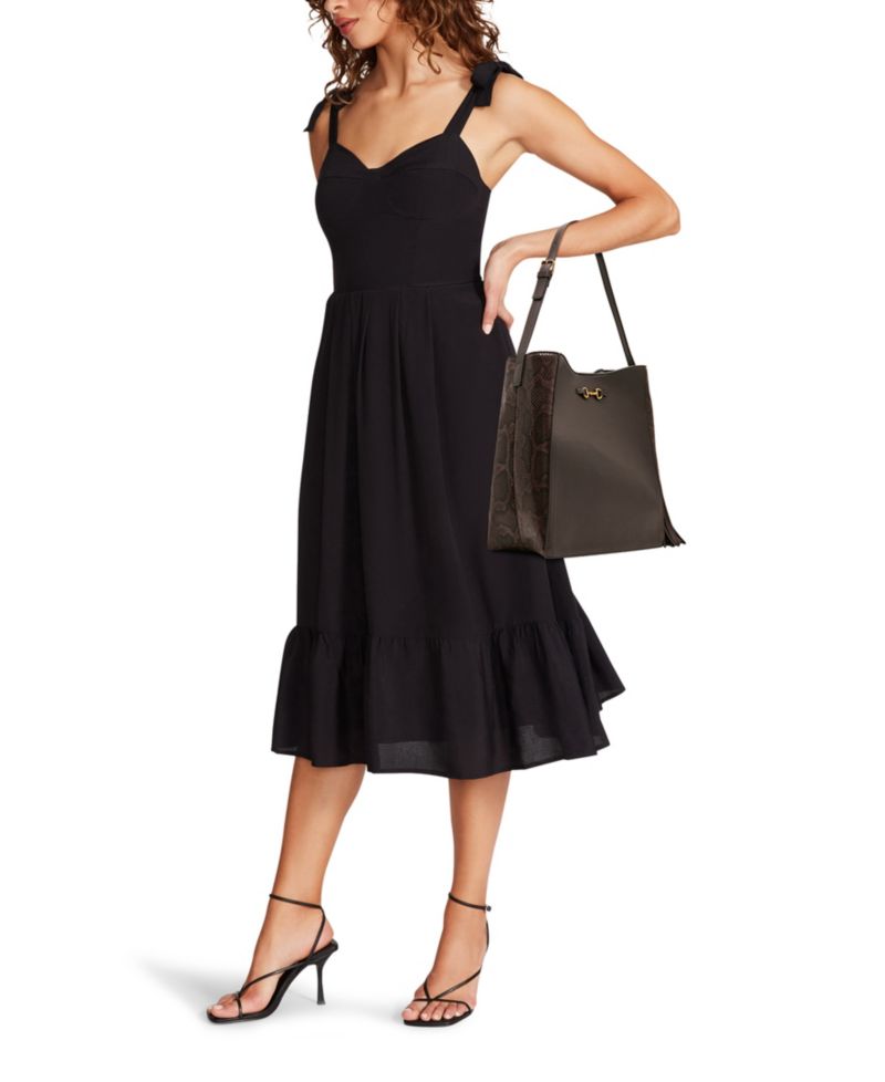 Horsebit Tassel Hobo Handbag