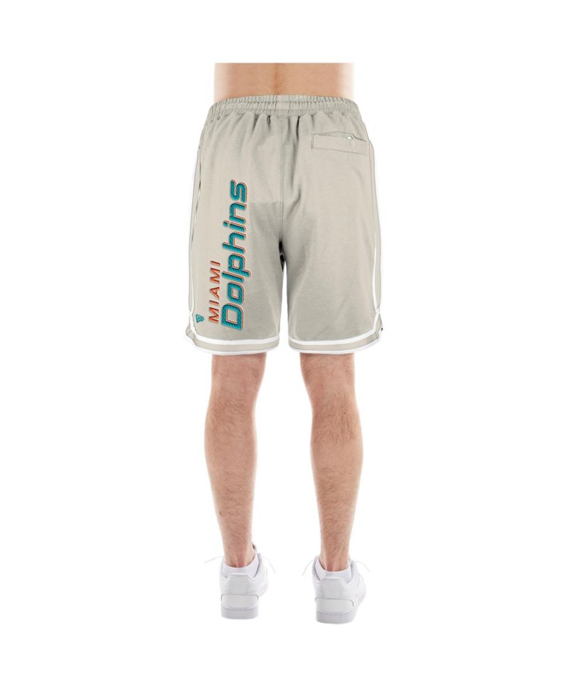 Men's Light Beige Miami Dolphins Stone Multi Patch Shorts
