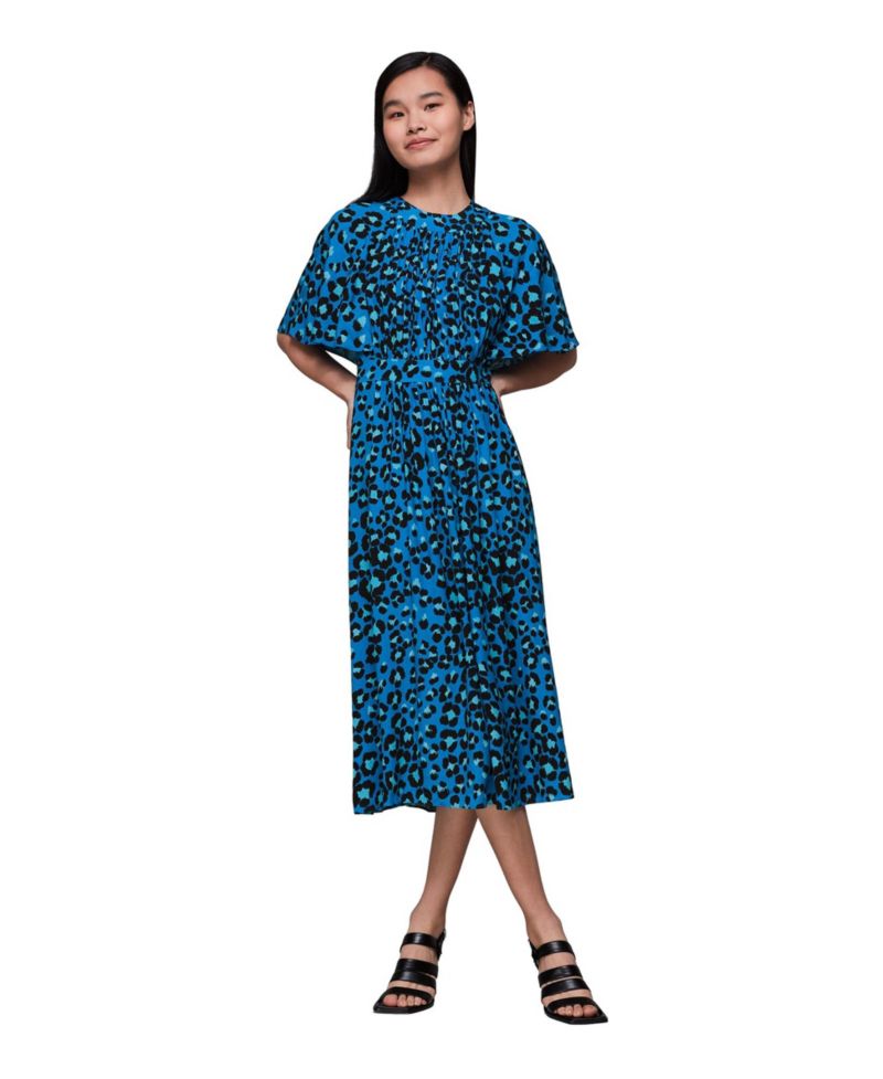 Women's Painted Leopard Amelia Midi Dress