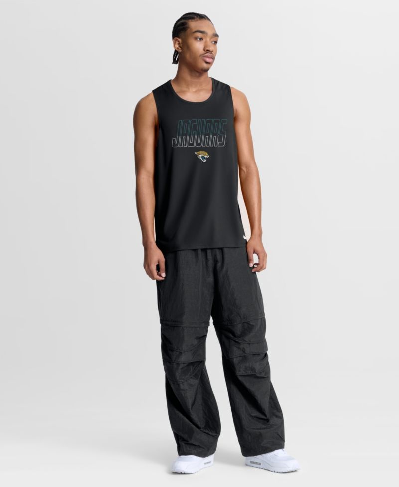 Men's Black Jacksonville Jaguars Kickoff Miler Dri-FIT Tank&iquest; Top