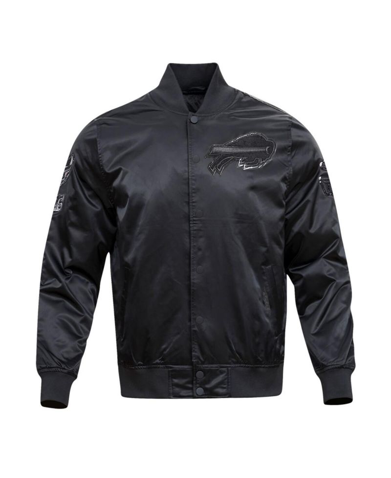 Men's Josh Allen Black Buffalo Bills Player Full-Snap Jacket