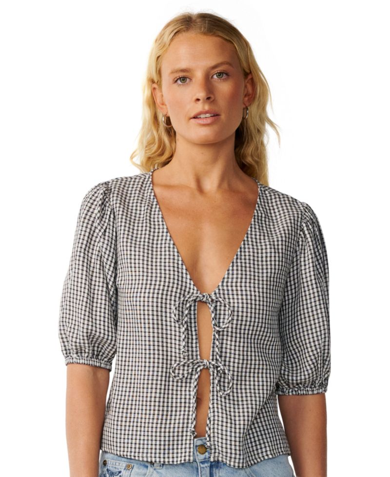 Women's Vibe Surf Tie-Front Top