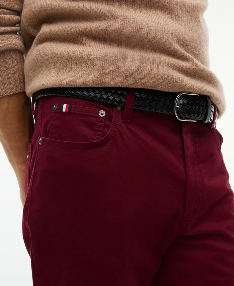 Men's Denton Straight-Fit Five-Pocket Stretch Twill Pants