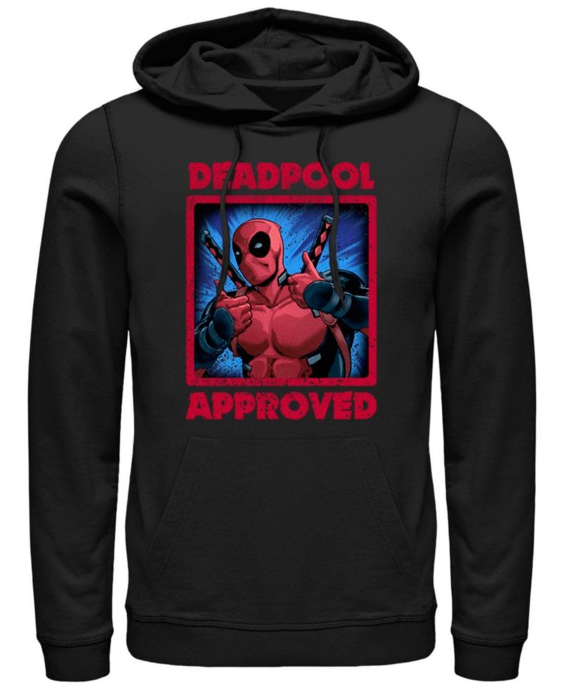 Men's Deadpool Approved Hoodie Fleece Pullover