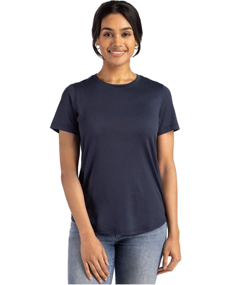 Women's Cutter and Buck Coastline Epic Comfort Recycled Short Sleeve Tee