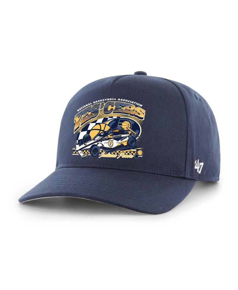 Men's Navy Indiana Pacers Solid Hitch Adjustable Hat