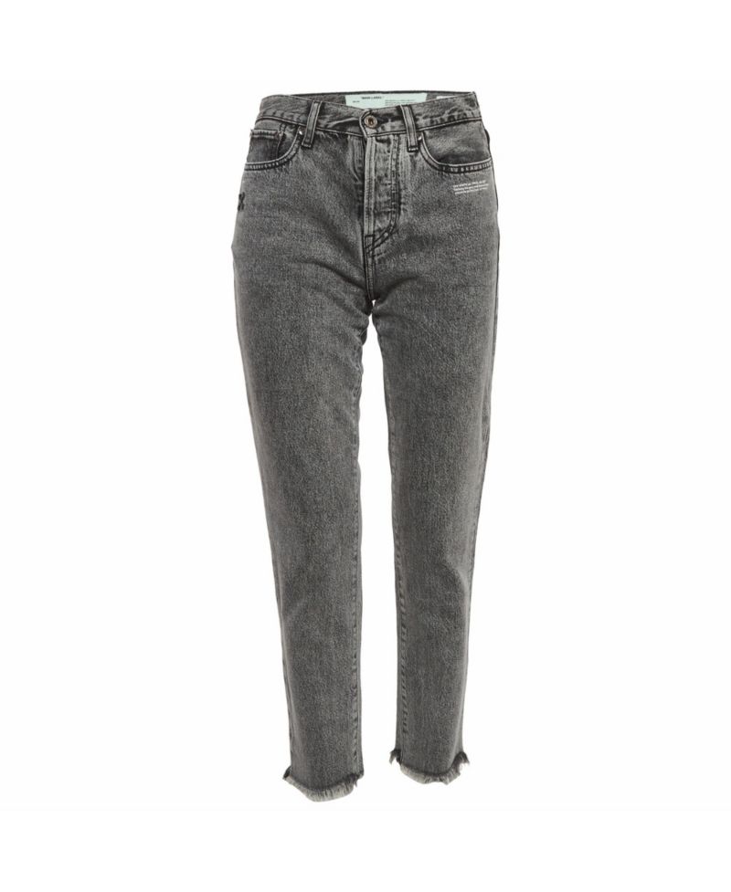 Women's Denim Raw Edge Skinny Jeans
