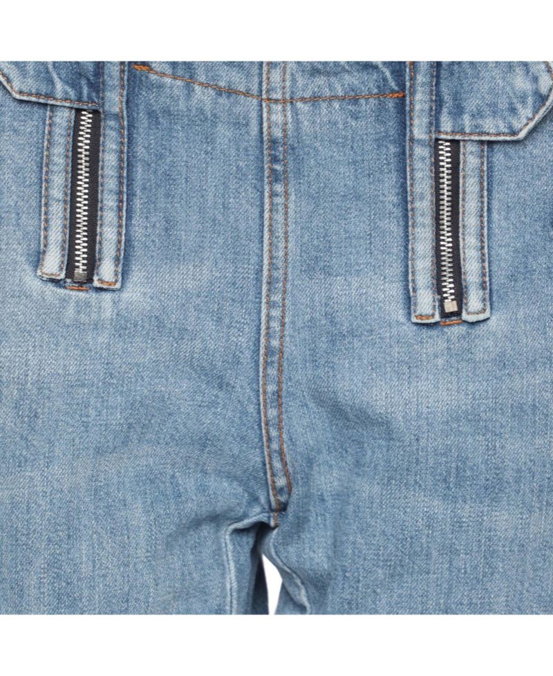 Women's Faded Mid-Rise Straight-Leg Jeans