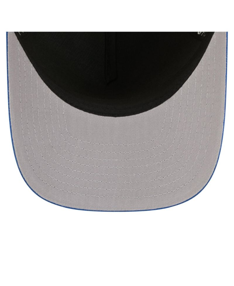 Men's Royal/Natural Chicago Cubs Grained 9FIFTY A-Frame Trucker Adjustable Hat