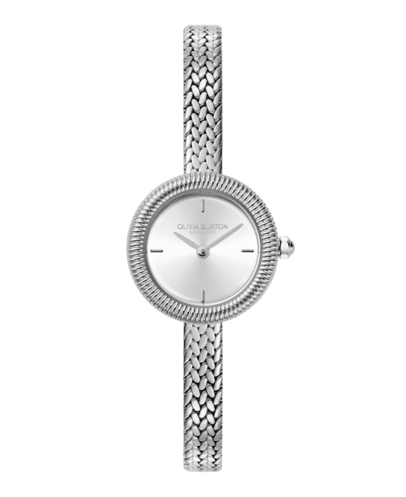 Women's Finery Silver Tone Stainless Steel Mesh Bracelet Watch, 20mm