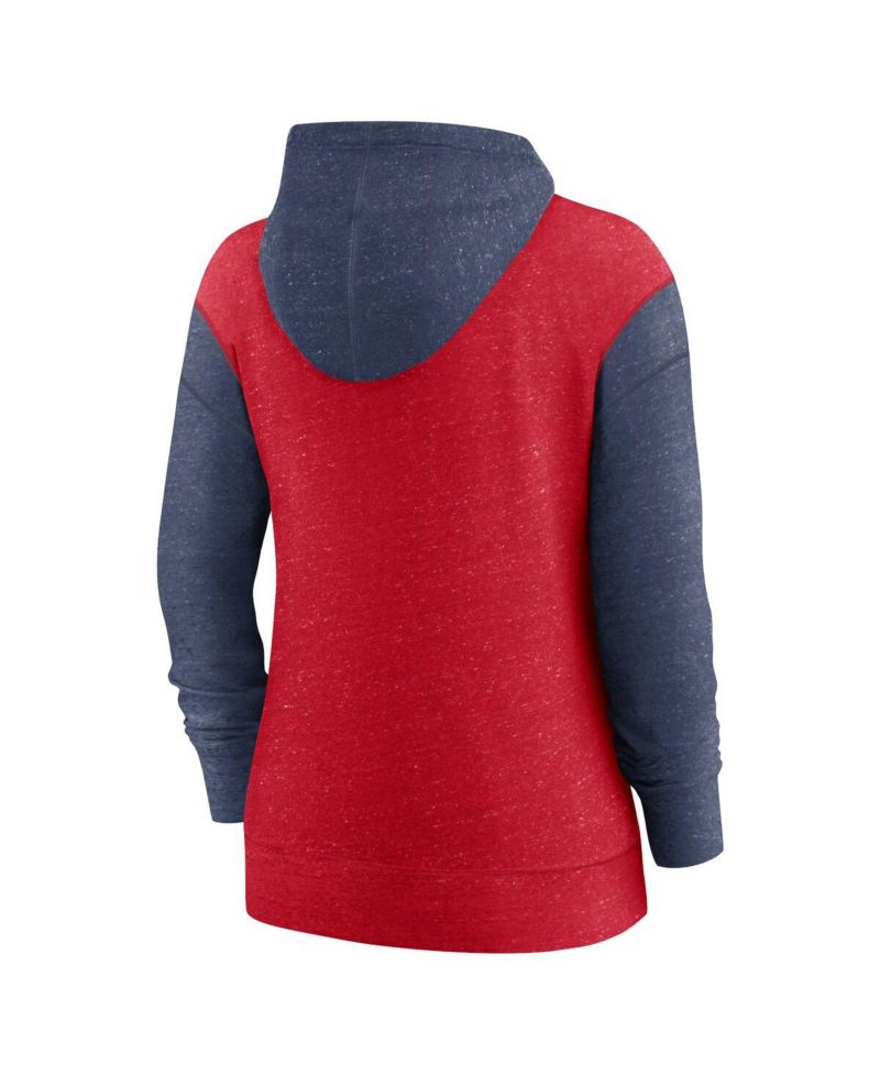 Women's Red Los Angeles Angels Full-Zip Hoodie