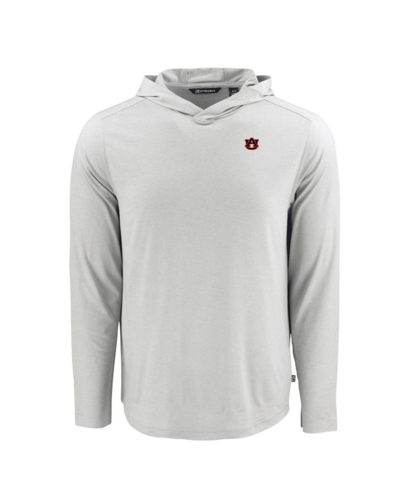Men's Gray Auburn Tigers Coastline Epic Comfort Eco Long Sleeve Hoodie T-Shirt