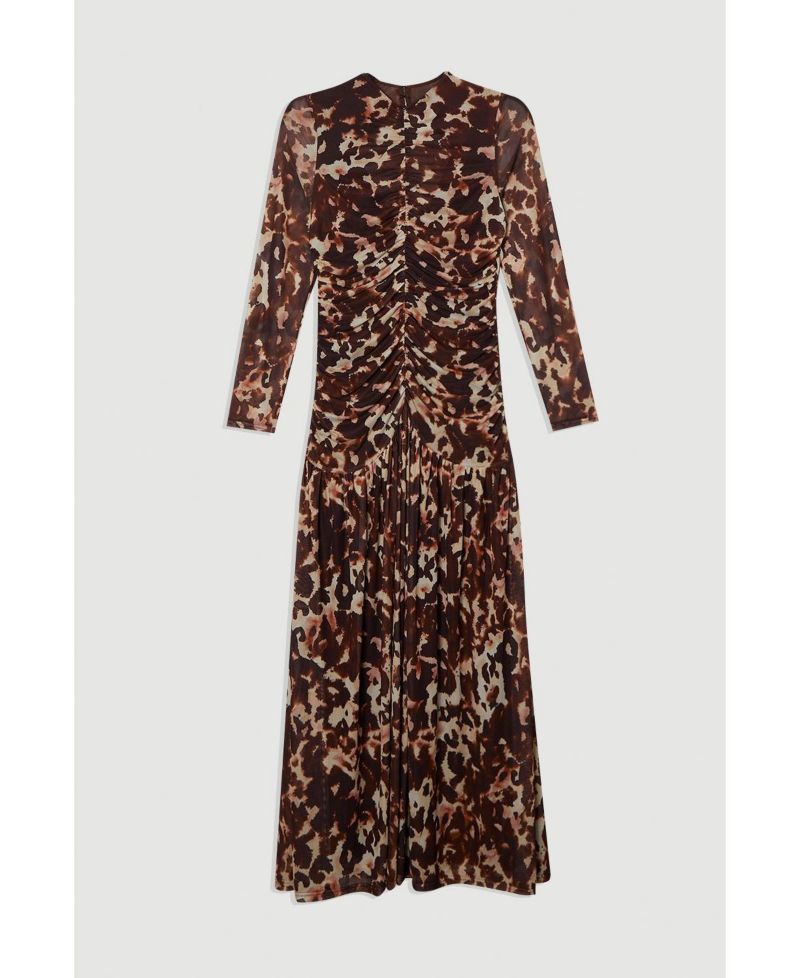 Women's Sculpted Ruched Maxi Dress