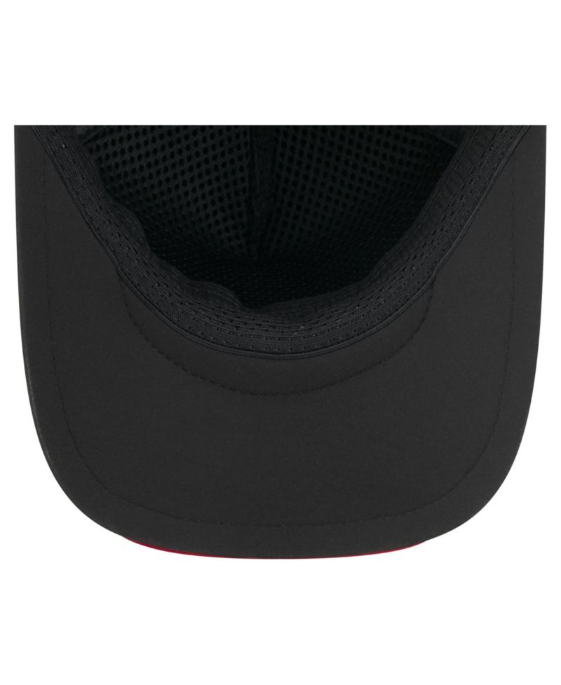 Men's Black Atlanta Falcons 2026 Sideline Apex 9FORTY Adjustable Trucker Hat