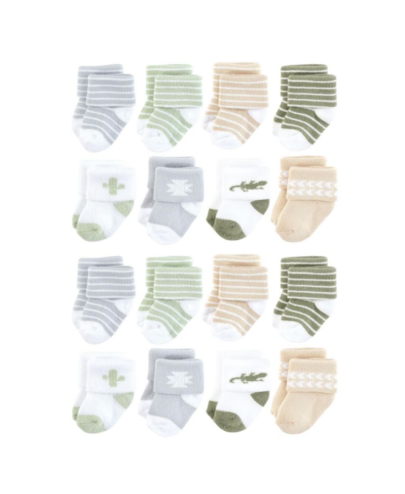 Baby Boys Hudson Gentle Cotton-Blend Newborn & Terry Footwear