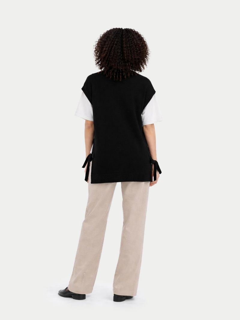 Maternity V-neck Cashmere Top