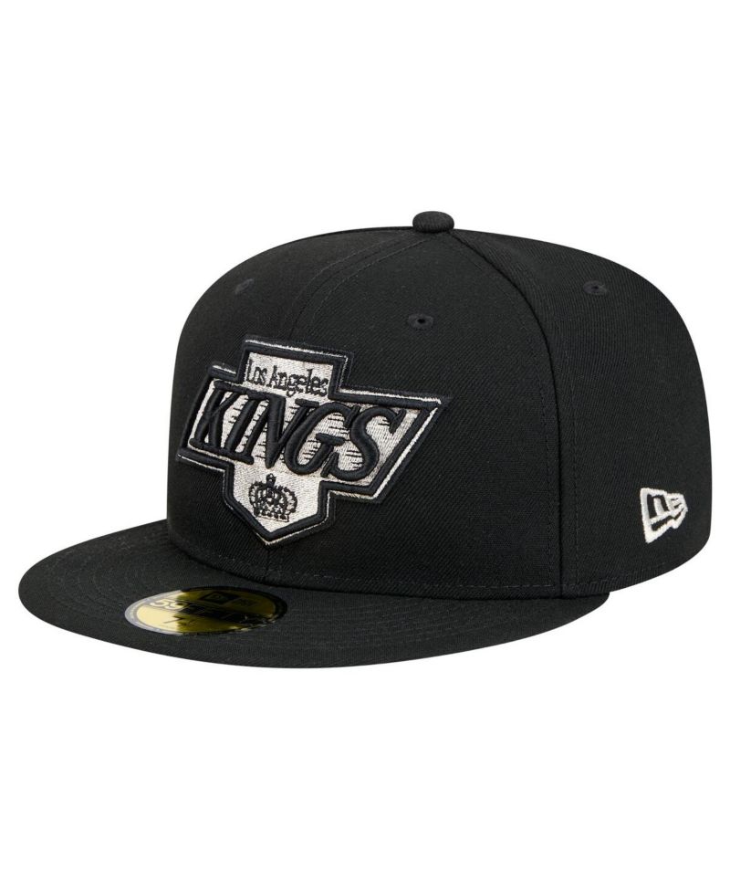 Men's Black Los Angeles Kings Core 59FIFTY Fitted Hat