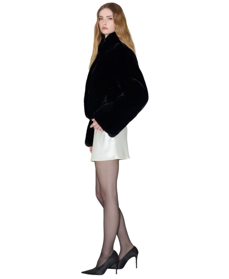 Women's Adair Reversible Faux Fur Trim Puffer Jacket