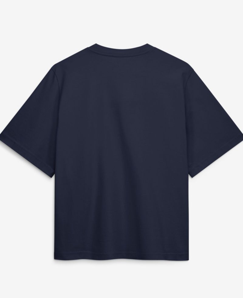 Women's Navy Auburn Tigers Arch Logo Boxy T-Shirt