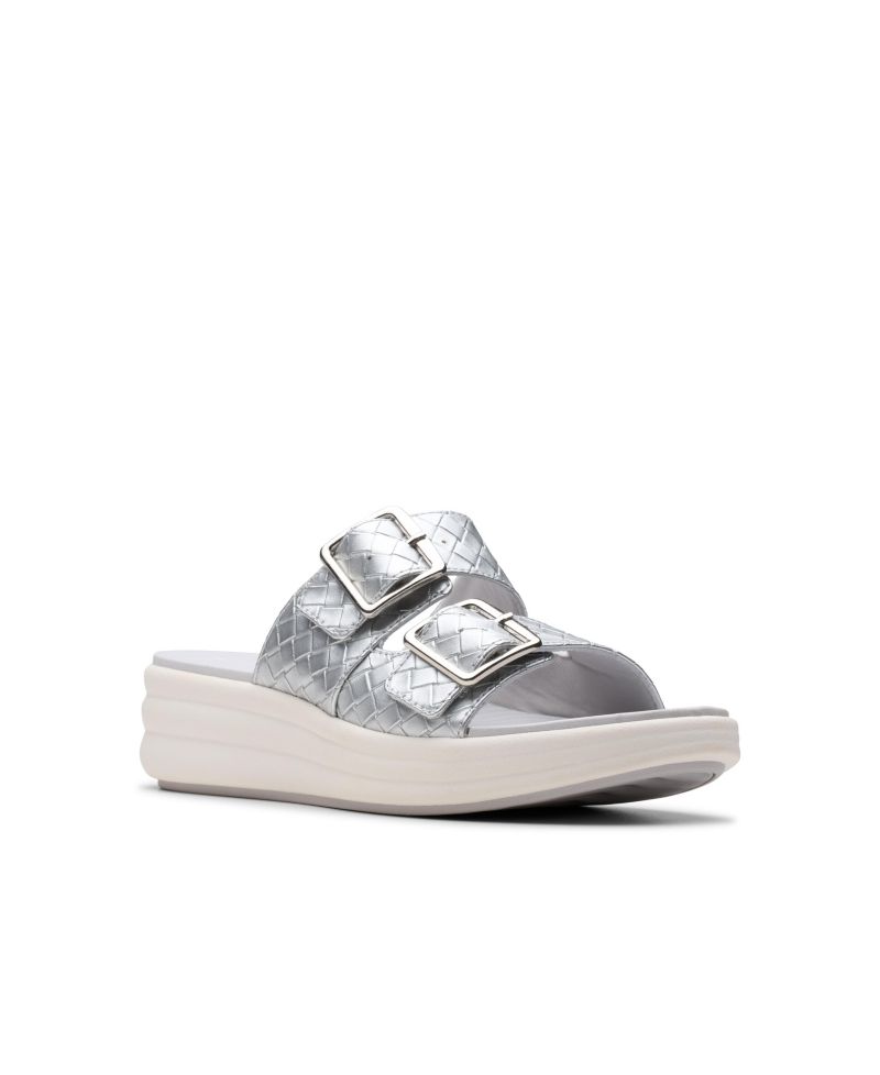 Women's Drift Buckle Slip-On Slide Wedge Sandals