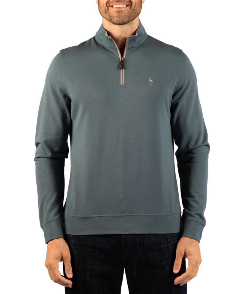 Men's Soft Stonewashed Quarter Zip Sweater