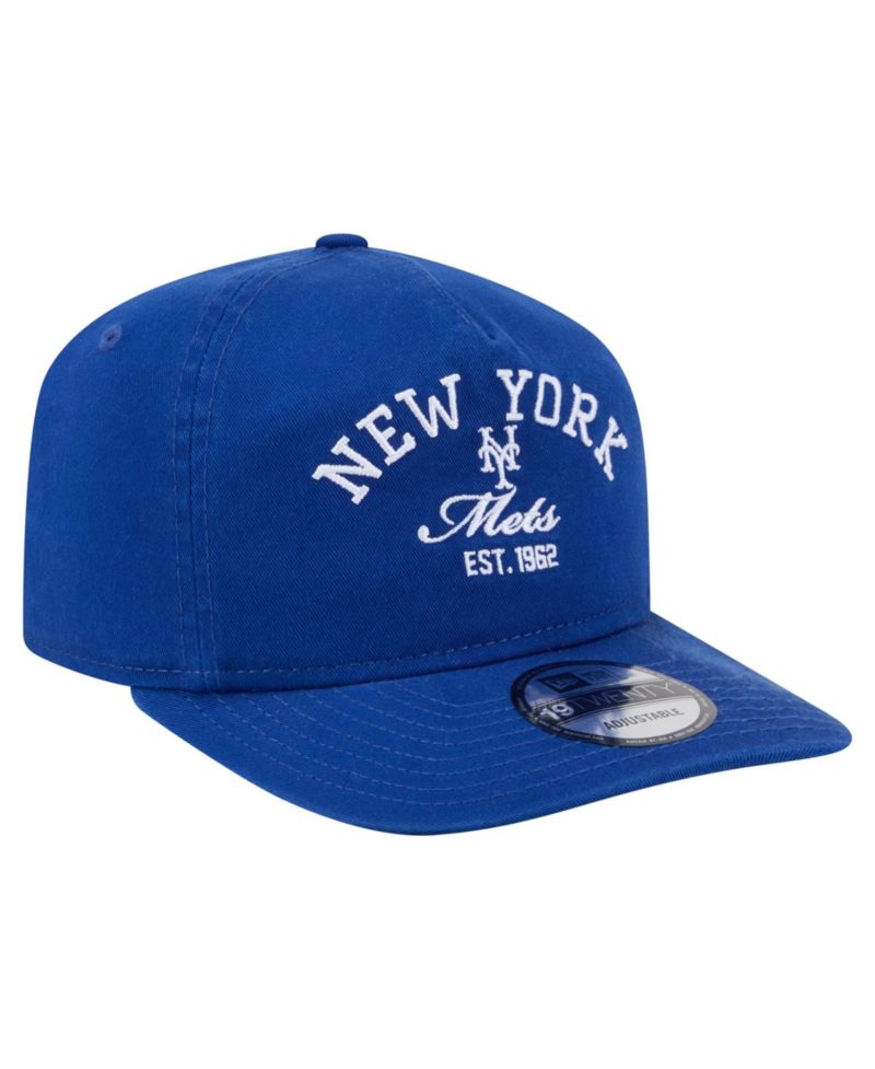 Men's Royal New York Mets Stacked 19TWENTY Adjustable Hat