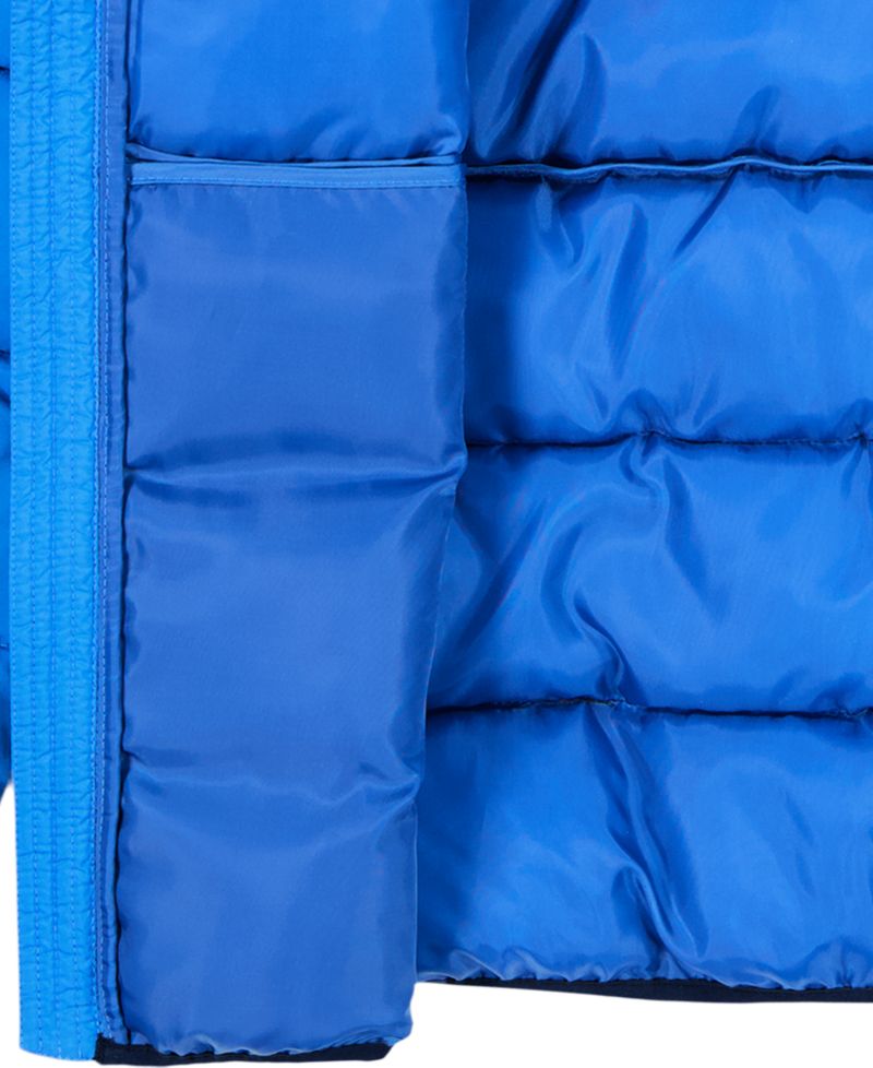 Boys' 8-20 Solid Logo Full-Zip Puffer Hooded Jacket