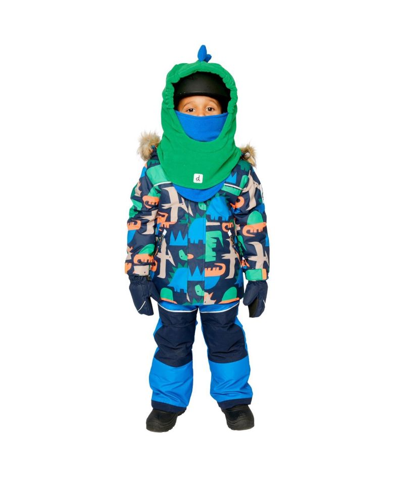 Little and Big Boy (6-8) Two Piece Discover Snowsuit Dinosaur Print