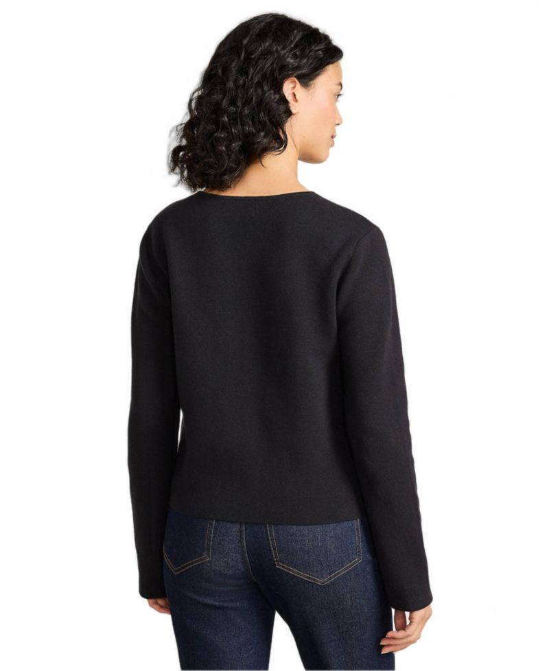 Women's Fine Gauge Cotton Milano Blazer Sweater
